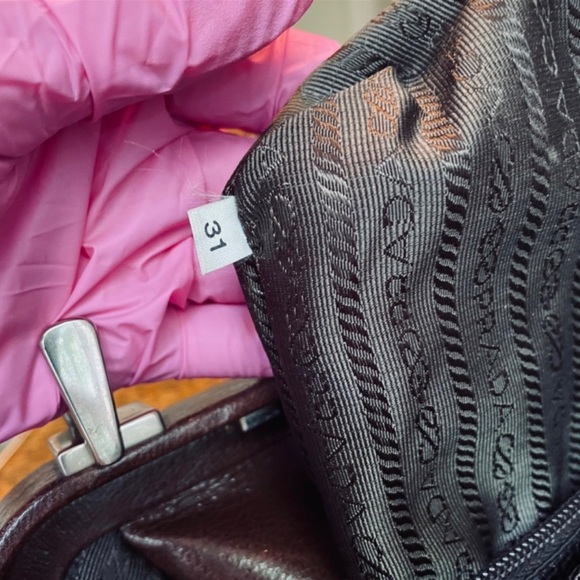 COPY**  🤎PRADA🤎 Brown Leather Doctor Satchel Bag - Picture 5 of 14